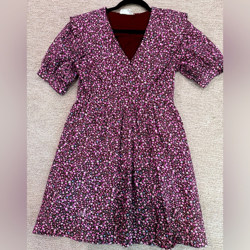 Hyacinth House floral mini dress.
